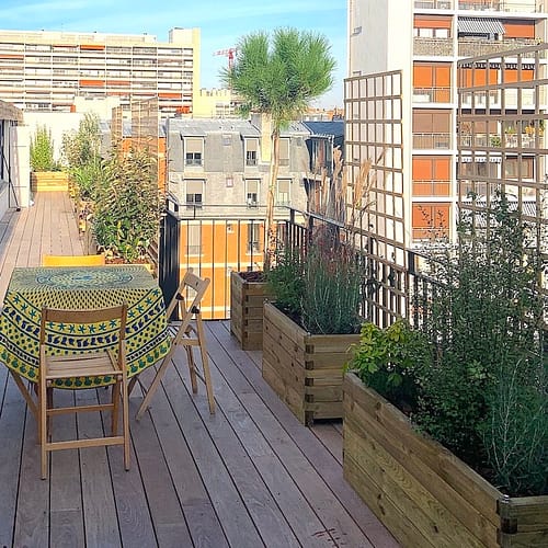 La terrasse luxuriante (Paris 15)