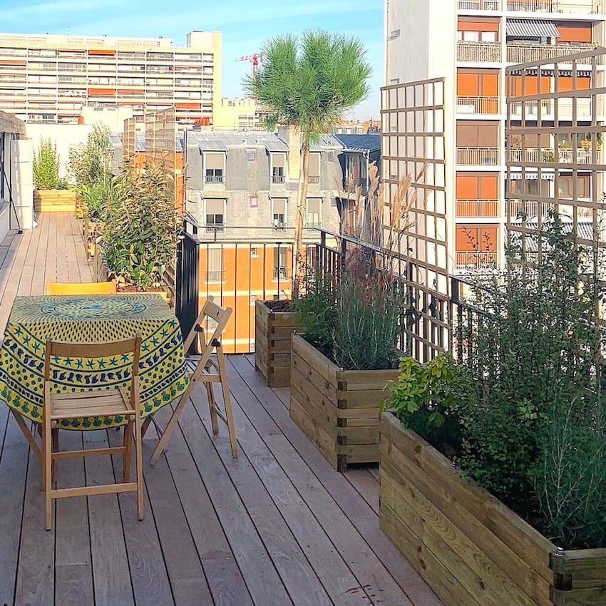La terrasse luxuriante (Paris 15)